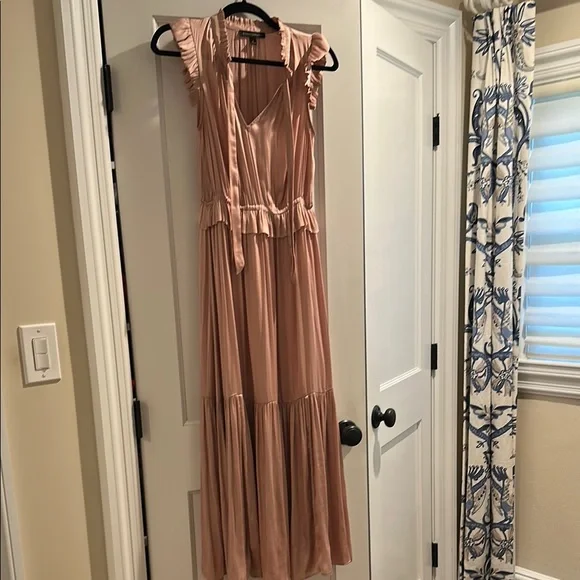 silk backless maxi dress Isabella Satin Backless Maxi Dress Wine